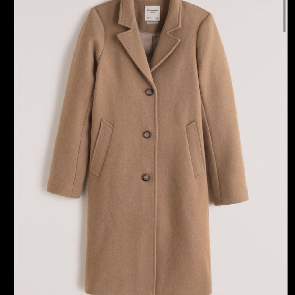 Abercrombie wool Dad Coat